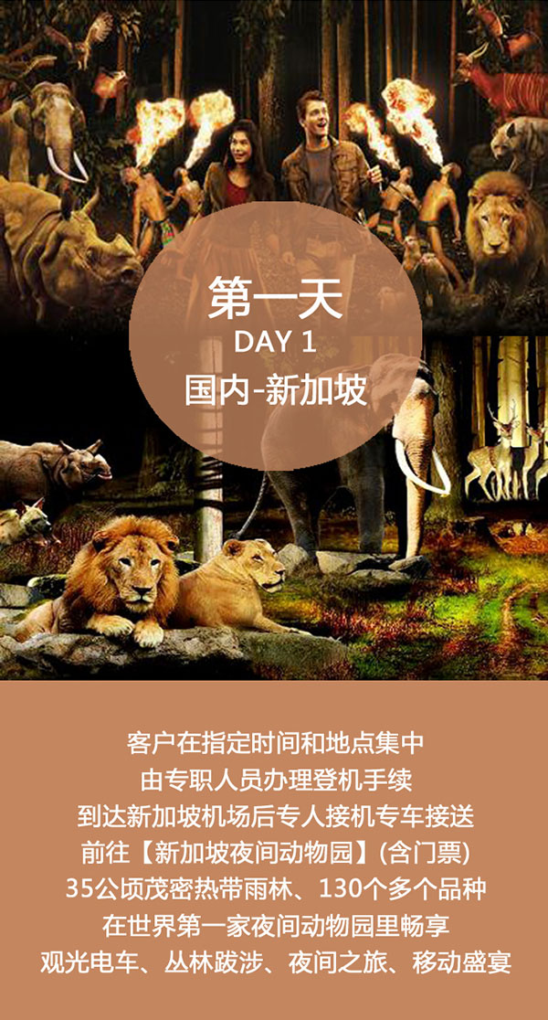 第一天前往新加坡夜間動(dòng)物園